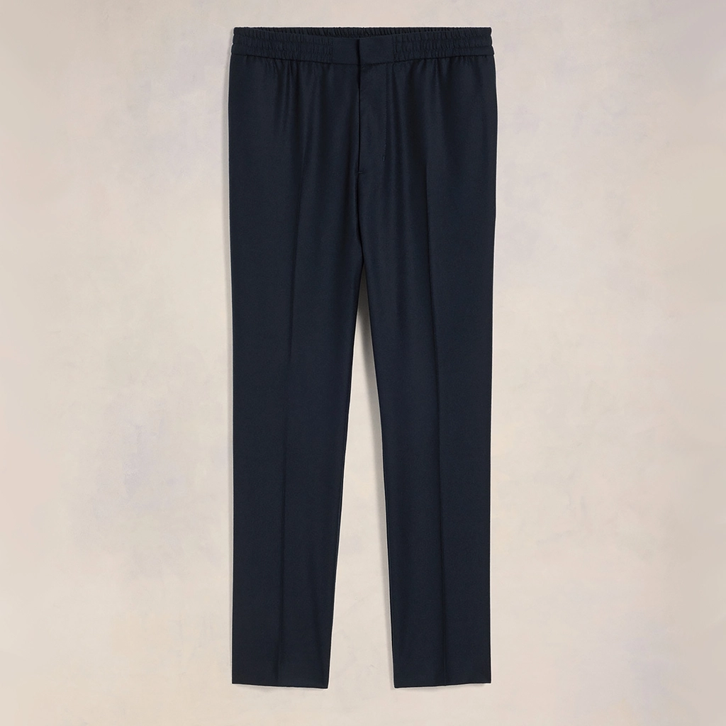 AMI Paris Elasticated Waist Wool Trousers - XL